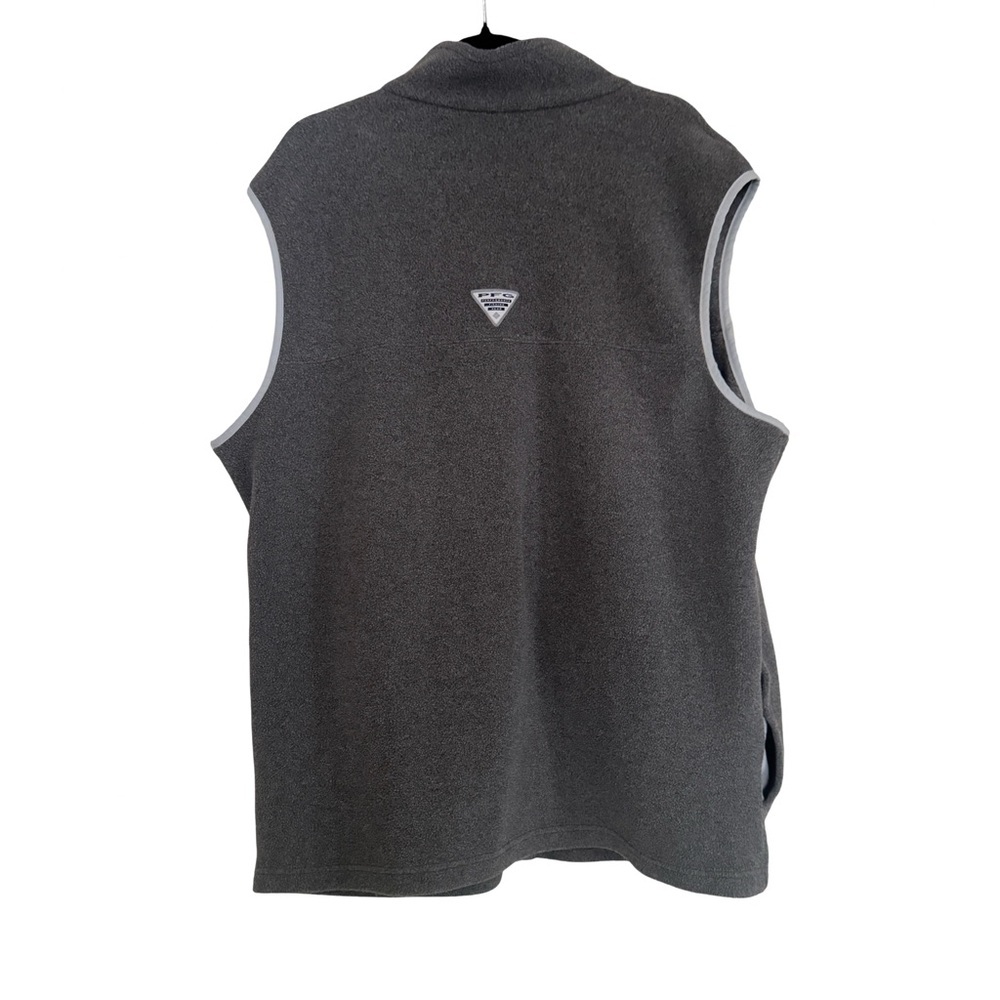 Columbia Charcoal Fleece Vest - Picture 2 of 7